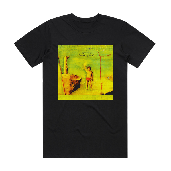 Frog Eyes The Bloody Hand Album Cover T-Shirt Black