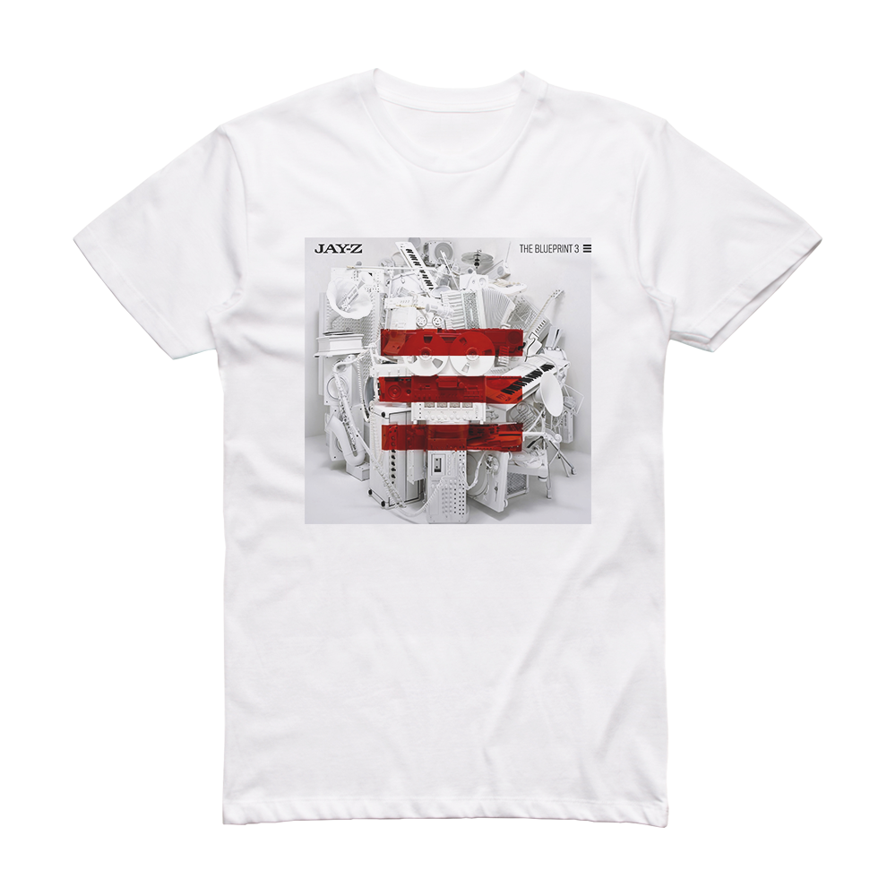 Jay-Z The Blueprint 3 Album Cover T-Shirt White – ALBUM COVER T-SHIRTS