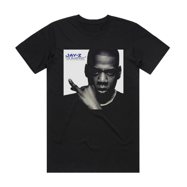 Jay-Z The Blueprint The Gift The Curse Album Cover T-Shirt Black