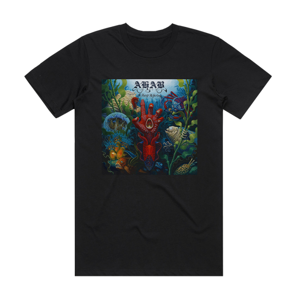 Ahab The Boats Of The Glen Carrig Album Cover T-Shirt Black