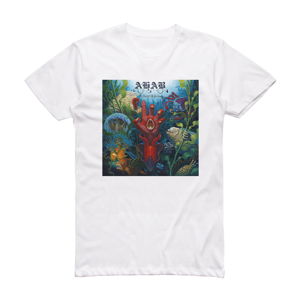 Ahab The Boats Of The Glen Carrig Album Cover T-Shirt White