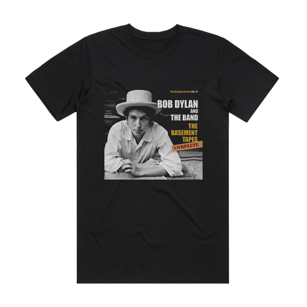 Bob Dylan The Bootleg Series Volume 11 The Basement Tapes Complete Album Cover T-Shirt Black