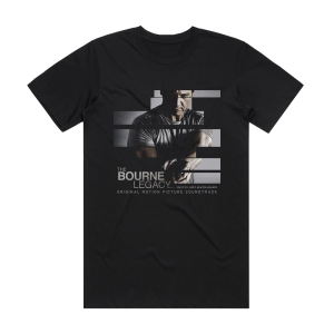 James Newton Howard The Bourne Legacy Album Cover T-Shirt Black