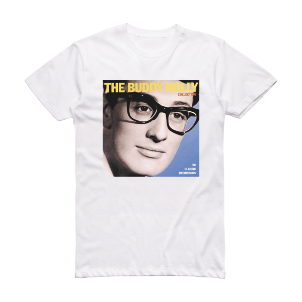 Buddy Holly The Buddy Holly Collection Album Cover T-Shirt White