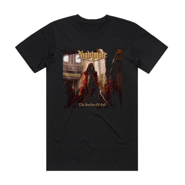 Nightmare The Burden Of God Album Cover T-Shirt Black