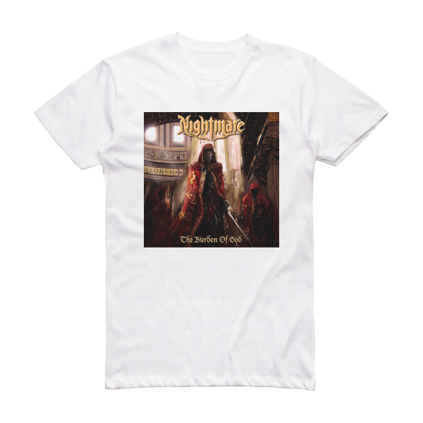 Nightmare The Burden Of God Album Cover T-Shirt White