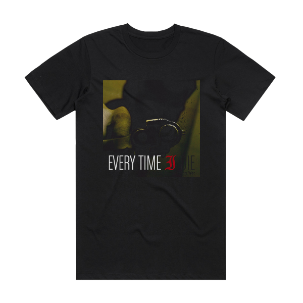 Every Time I Die The Burial Plot Bidding War Album Cover T-Shirt Black