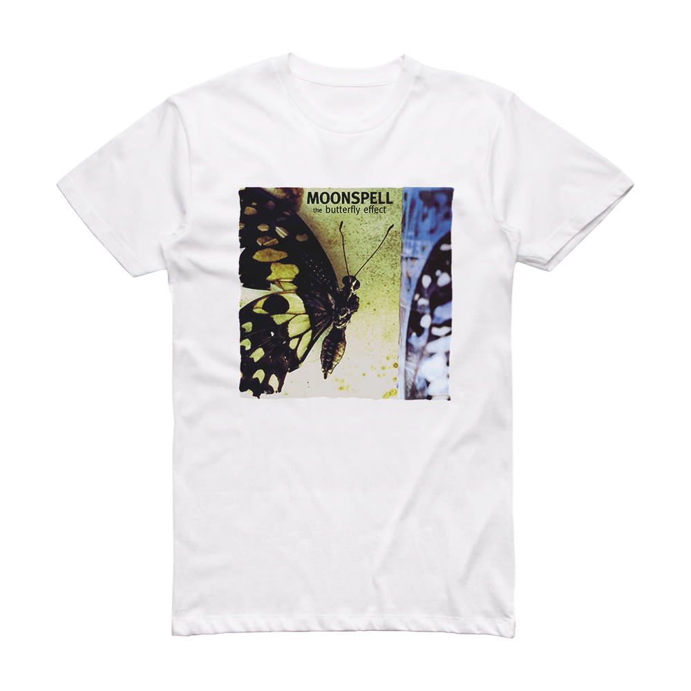 Moonspell The Butterfly Effect 2 Album Cover T-Shirt White – ALBUM ...