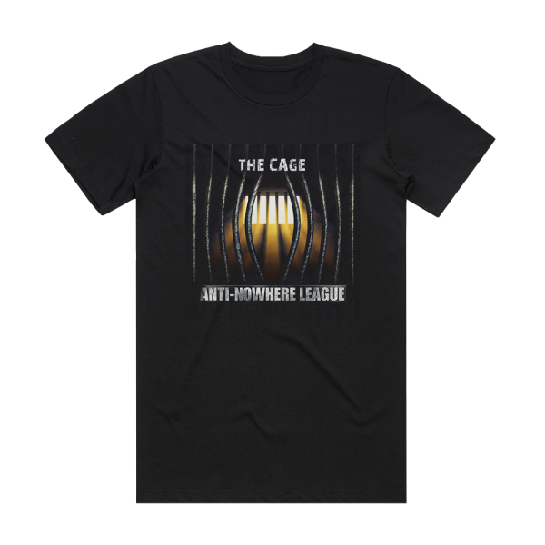 Anti-Nowhere League The Cage Album Cover T-Shirt Black