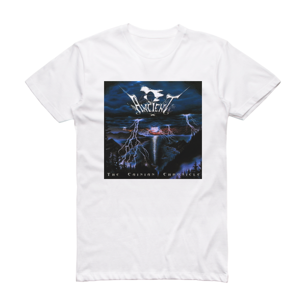 Ancient The Cainian Chronicle Album Cover T-Shirt White
