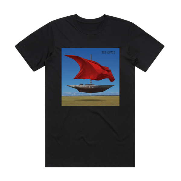 Biffy Clyro The Captain Album Cover T-Shirt Black