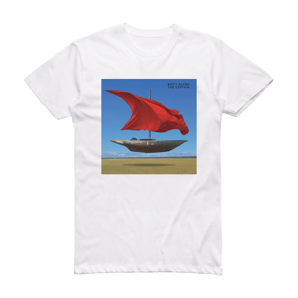 Biffy Clyro The Captain Album Cover T-Shirt White