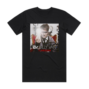 Billy Van The Cardigan Album Cover T-Shirt Black