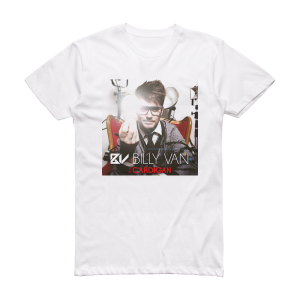 Billy Van The Cardigan Album Cover T-Shirt White