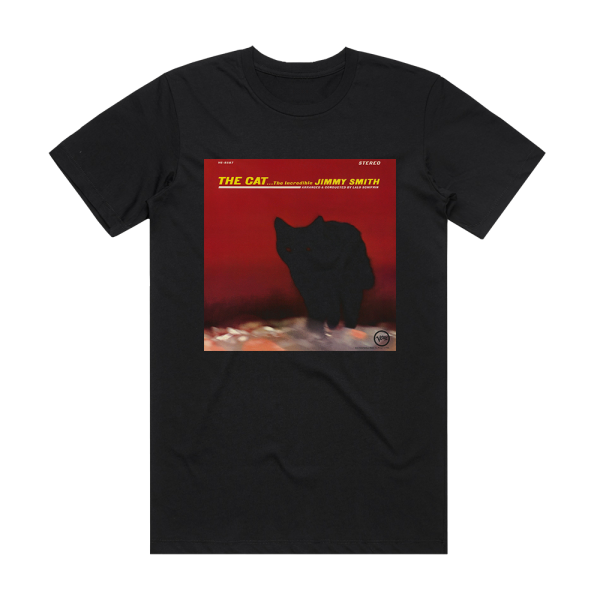 Jimmy Smith The Cat Album Cover T-Shirt Black