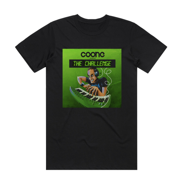 Coone The Challenge Album Cover T-Shirt Black