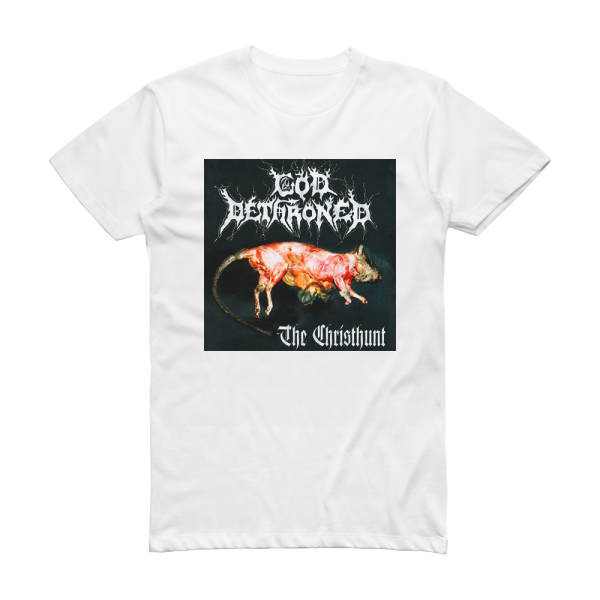 God Dethroned The Christhunt 1 Album Cover T-Shirt White