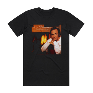Neil Diamond The Christmas Album Album Cover T-Shirt Black