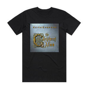Keith Emerson The Christmas Album Album Cover T-Shirt Black