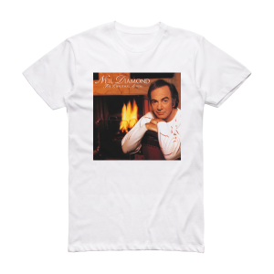 Neil Diamond The Christmas Album Album Cover T-Shirt White