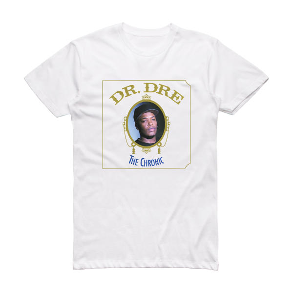 Dr Dre The Chronic 2 Album Cover T-Shirt White – ALBUM COVER T-SHIRTS