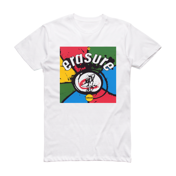 Erasure The Circus Album Cover T-Shirt White – ALBUM COVER T-SHIRTS