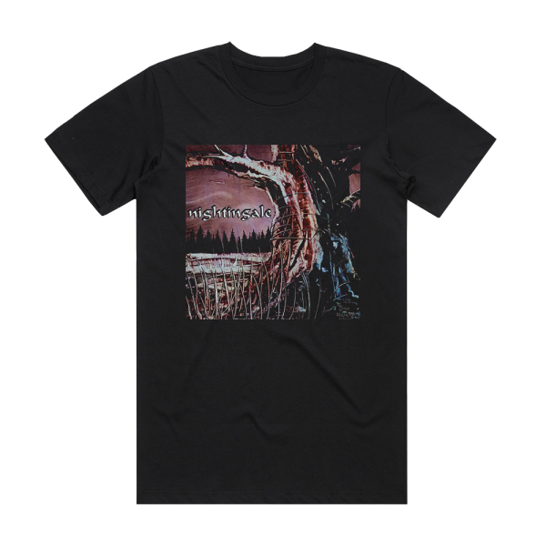 Nightingale The Closing Chronicles Album Cover T-Shirt Black