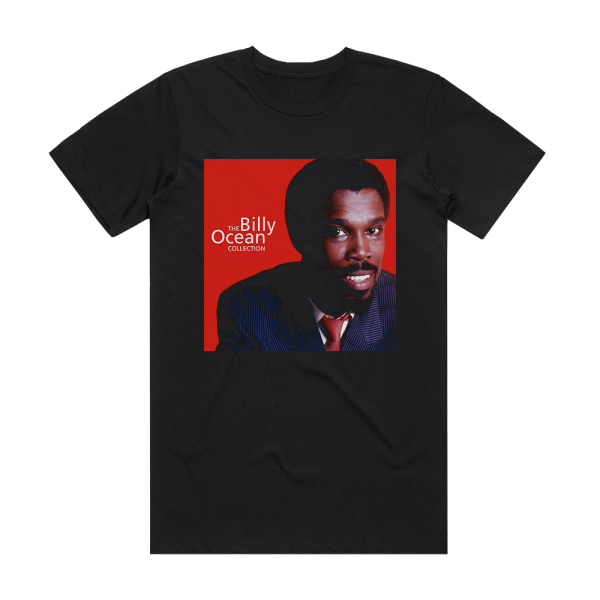 Billy Ocean The Collection 1976 1991 Album Cover T-Shirt Black