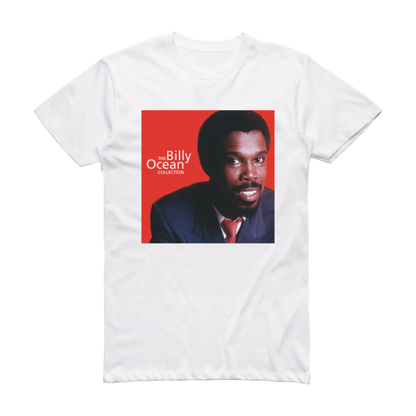 Billy Ocean The Collection 1976 1991 Album Cover T-Shirt White