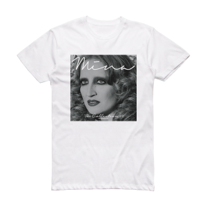 Mina The Collection 30 Album Cover T-Shirt White