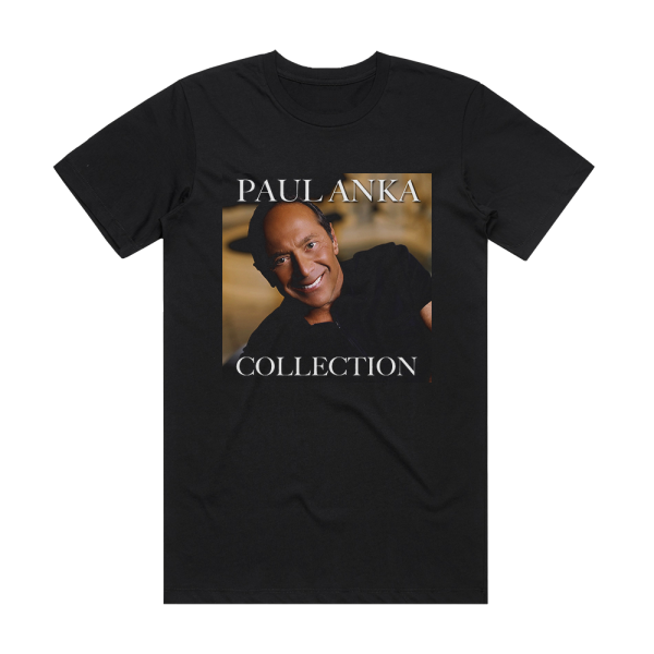 Paul Anka The Collection Album Cover T-Shirt Black