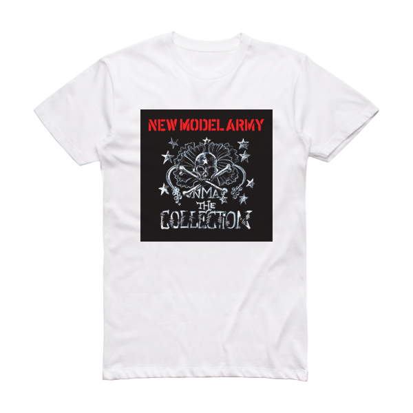 New Model Army The Collection Album Cover T-Shirt White