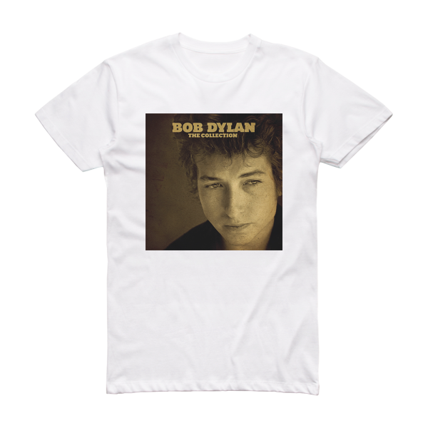 Bob Dylan The Collection Album Cover T-Shirt White