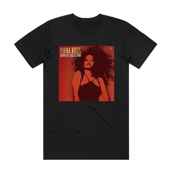 Diana Ross The Complete Collection Album Cover T-Shirt Black