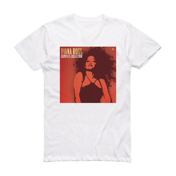 Diana Ross The Complete Collection Album Cover T-Shirt White