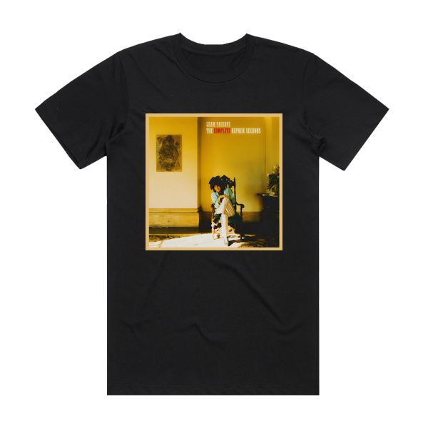 Gram Parsons The Complete Reprise Sessions Album Cover T-Shirt Black
