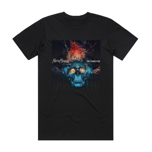 Papa Roach The Connection 1 Album Cover T-Shirt Black