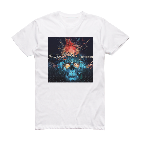 Papa Roach The Connection 1 Album Cover T-Shirt White