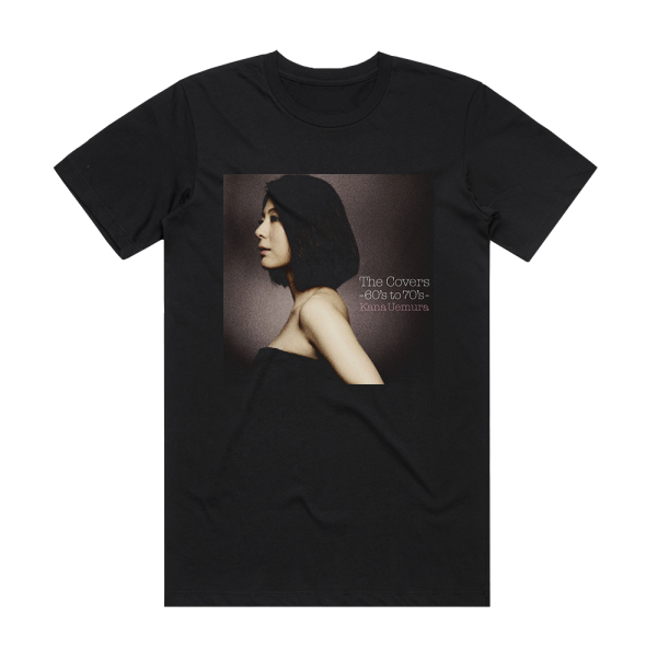 Kana Uemura The Covers 60S To 70S Album Cover T-Shirt Black