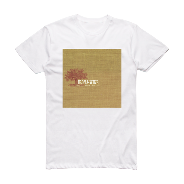 Iron and Wine The Creek Drank The Cradle Album Cover T-Shirt White