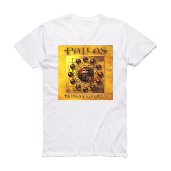 Pallas The Cross The Crucible Album Cover T-Shirt White