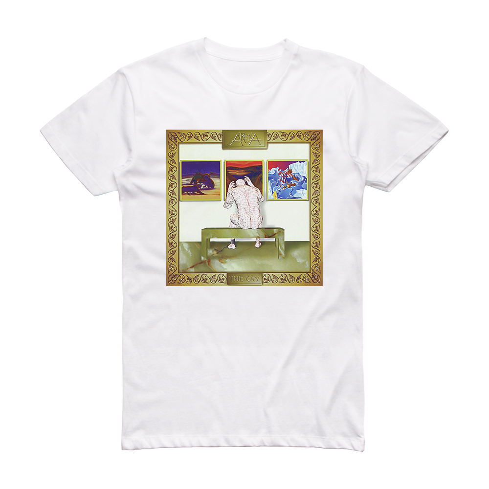 Arena The Cry Album Cover T-Shirt White – ALBUM COVER T-SHIRTS