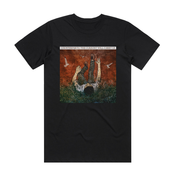Counterparts The Current Will Carry Us Album Cover T-Shirt Black