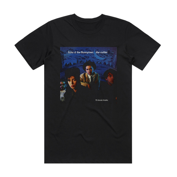 Echo & The Bunnymen The Cutter Album Cover T-Shirt Black