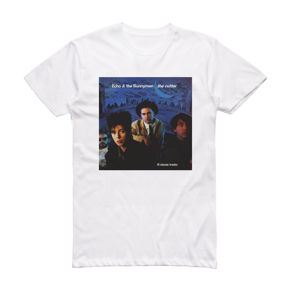 Echo & The Bunnymen The Cutter Album Cover T-Shirt White