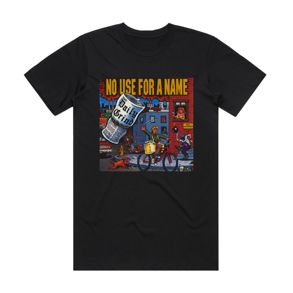 No Use for a Name The Daily Grind Album Cover T-Shirt Black