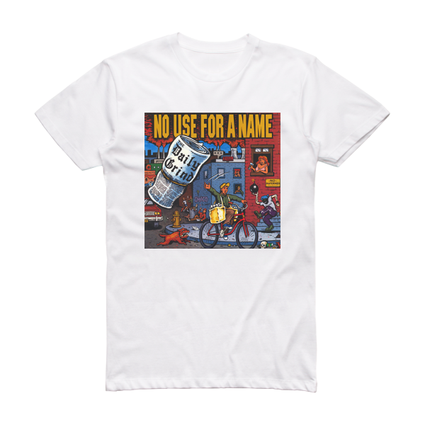 No Use for a Name The Daily Grind Album Cover T-Shirt White