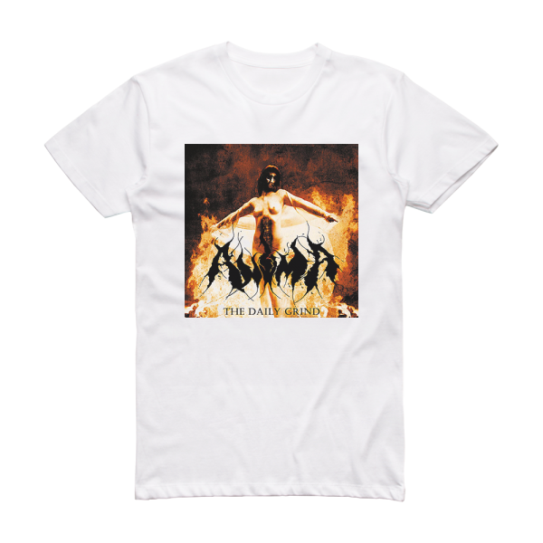 Anima The Daily Grind Album Cover T-Shirt White