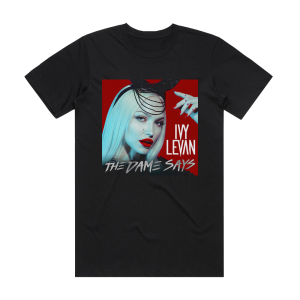 Ivy Levan The Dame Says Album Cover T-Shirt Black