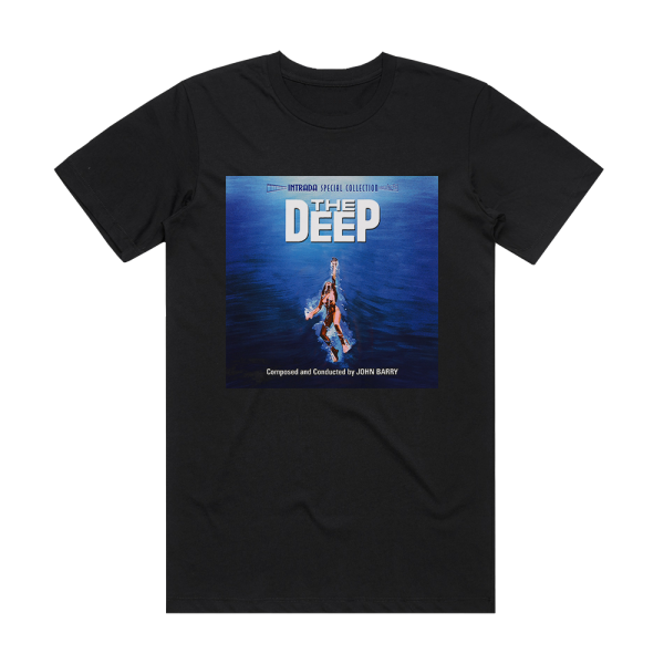 John Barry The Deep Album Cover T-Shirt Black